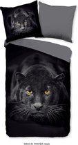 Pure Dekbedovertrek "zwarte panter" - Zwart - (140x200/220 cm) - Microfiber