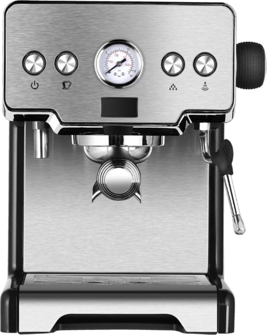 Koffiemachine Espresso Koffiezetapparaat Semi-Automatische Pomp Cappuccino  Melk Bubble... | bol.com