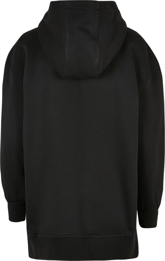 YOURS - Oversized hoodie van katoen met lange mouwen in zwart | Yours Clothing