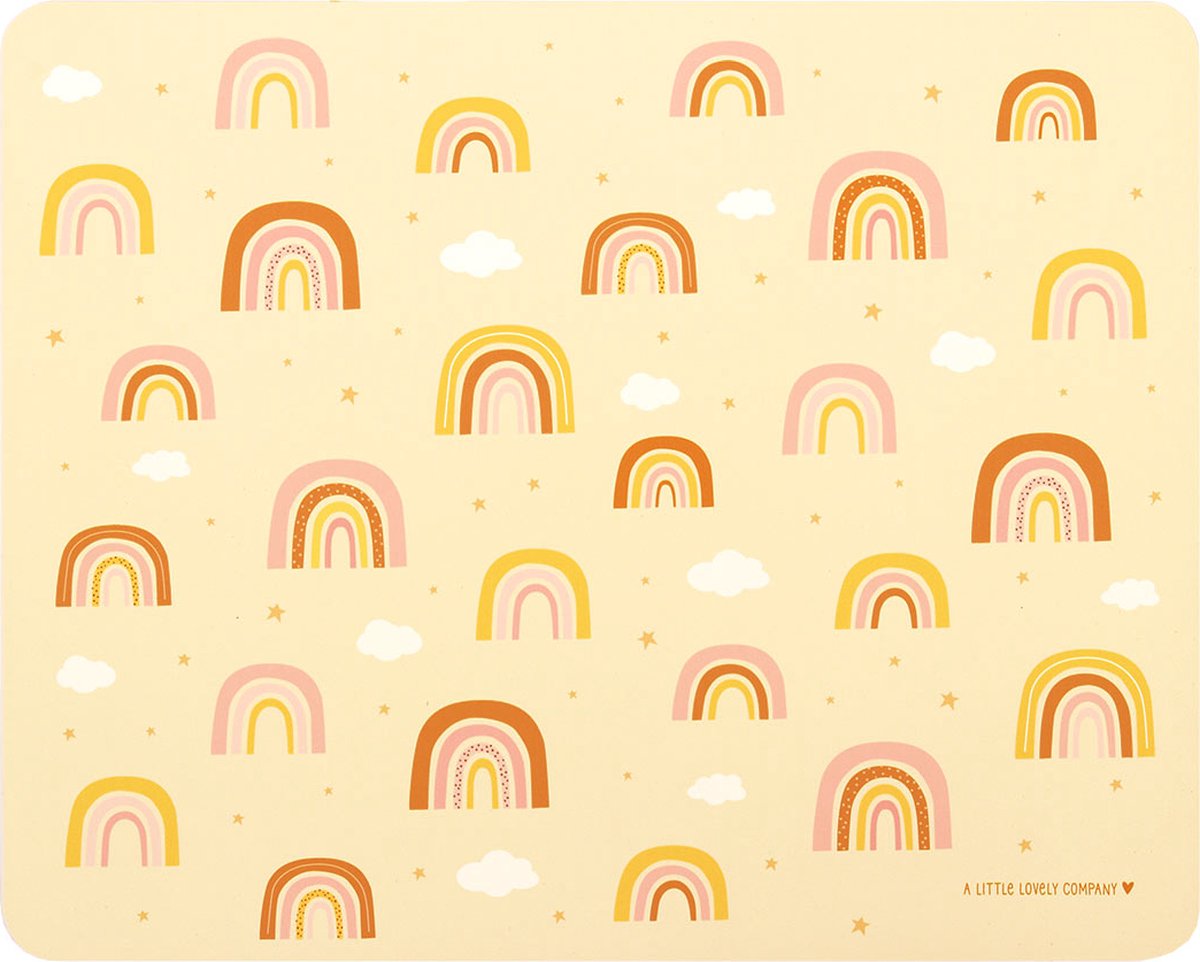 A Little Lovely Company - Placemat voor kinderen - Regenbogen