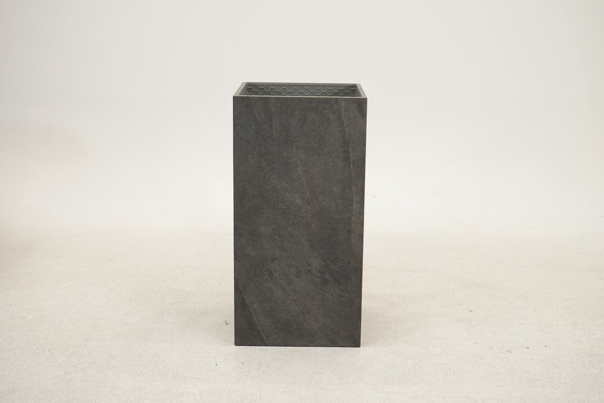 Bloembak dark stone 50x50x100 cm