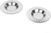 5Five Sink filtres - 2x pièces - acier inoxydable
