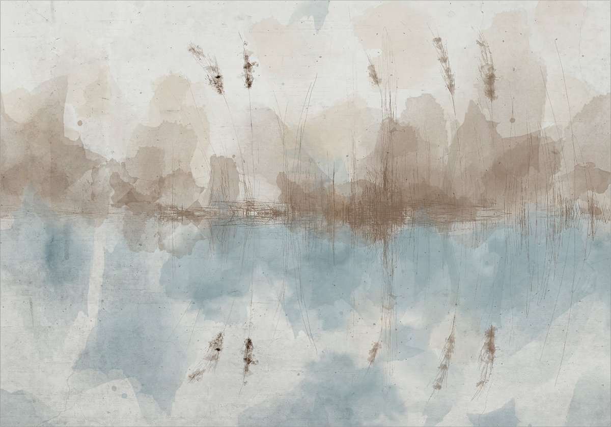 Fotobehang - Winter Pond.