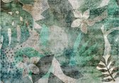 Fotobehangkoning - Behang - Vliesbehang - Fotobehang - Floristic Mural - 250 x 175 cm