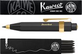 Kaweco - Portemine 3.2 - Classic Sport - Oktogonal Clip Vergoldet - Zwart - Avec boite de recharges