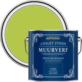 Rust-Oleum Groen Chalky Finish Muurverf - Limoen 2,5L