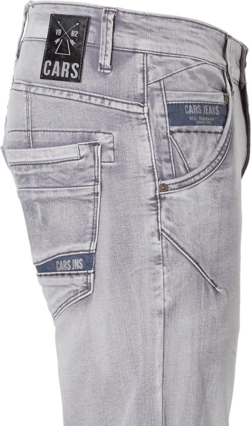 Cars Jeans - Heren Jeans - Regular Fit - Lengte 32 - Stretch - Loyd - Grey  Used | bol.com