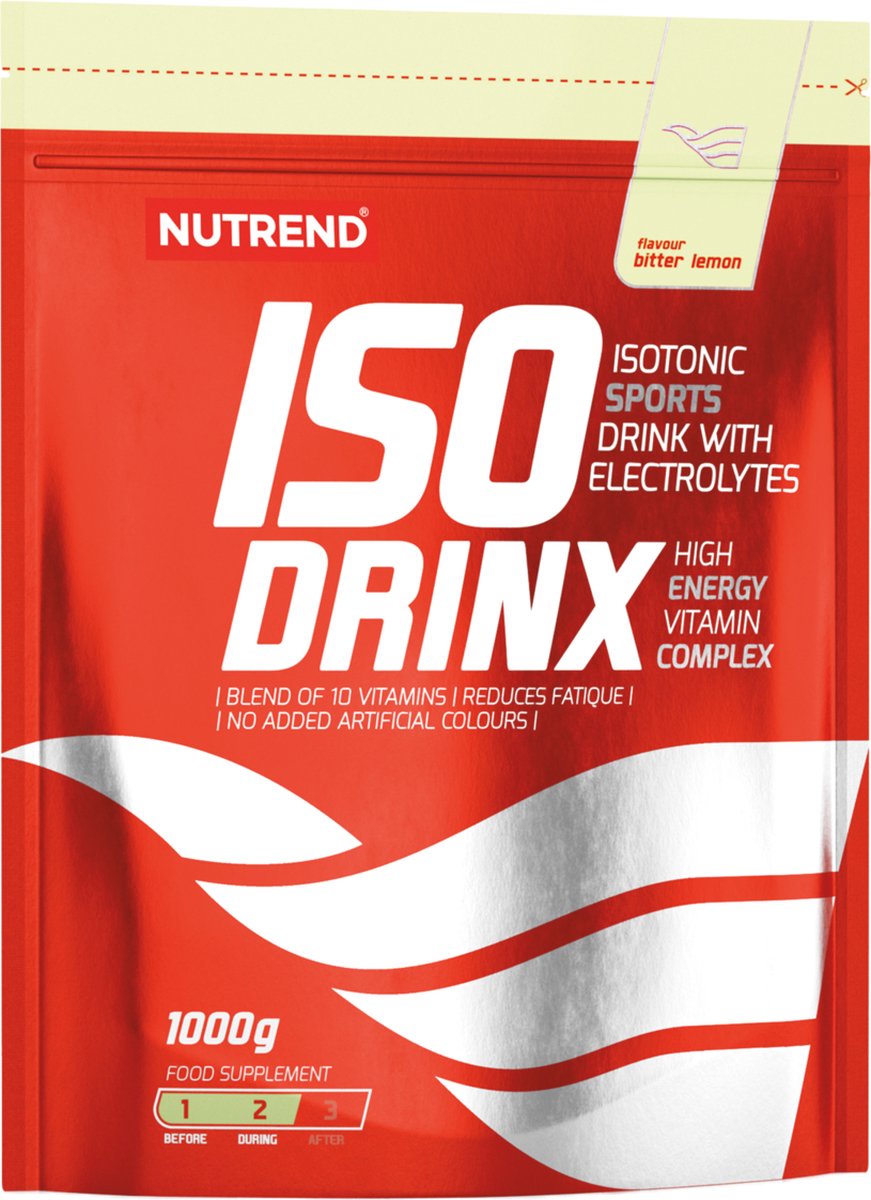 Nutrend - Isodrinx (Bitter Lemon - 1000 gram) - Sportdrank poeder