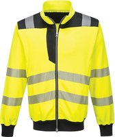 PW370 - PW3 Hi-Vis Sweatshirt Geel/zwart maat M