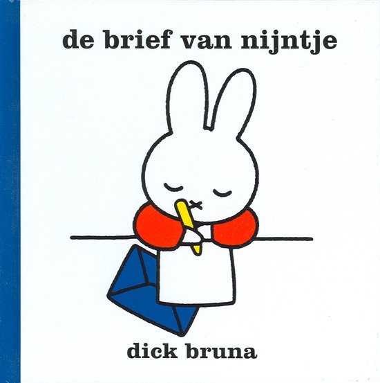 Cover van het boek 'De brief van Nijntje' van Dick Bruna