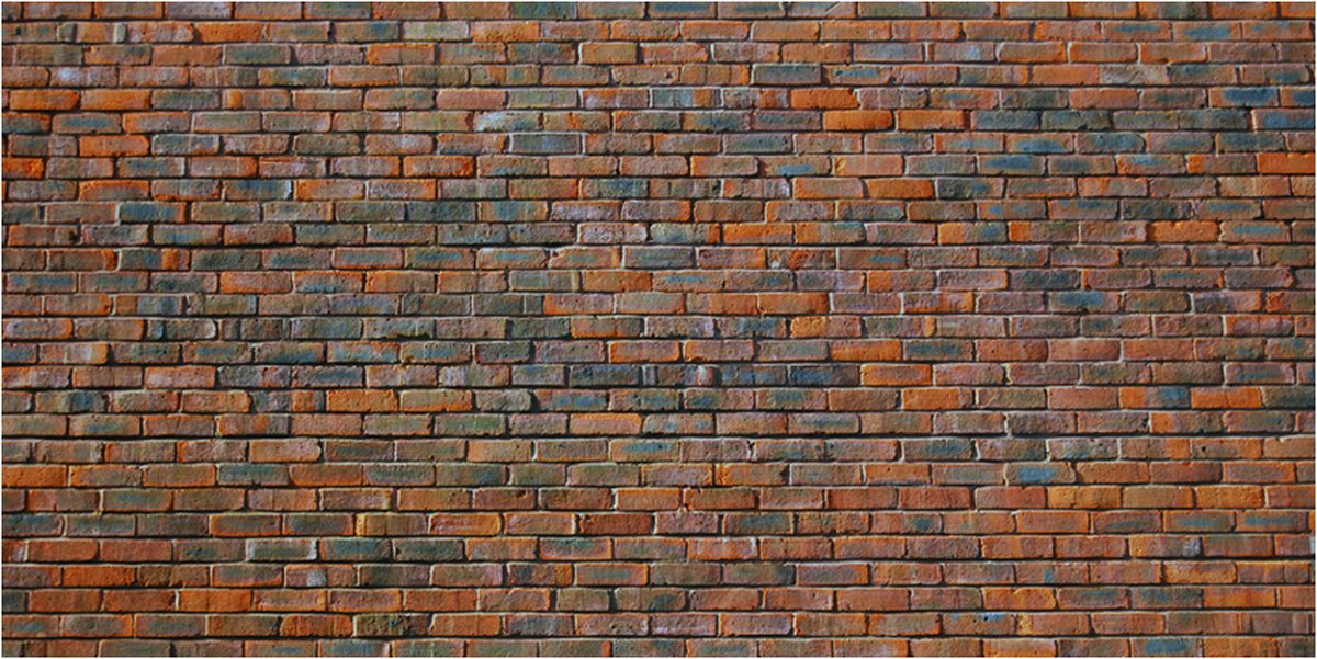 Fotobehang XXL - Bakstenen muur.