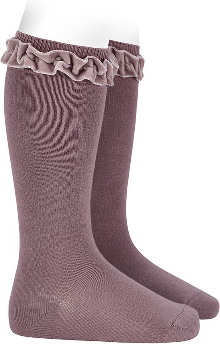 Cóndor Kniekous Velvet Roezel | 2459/2 | Iris | 6-12 mnd | maat 0