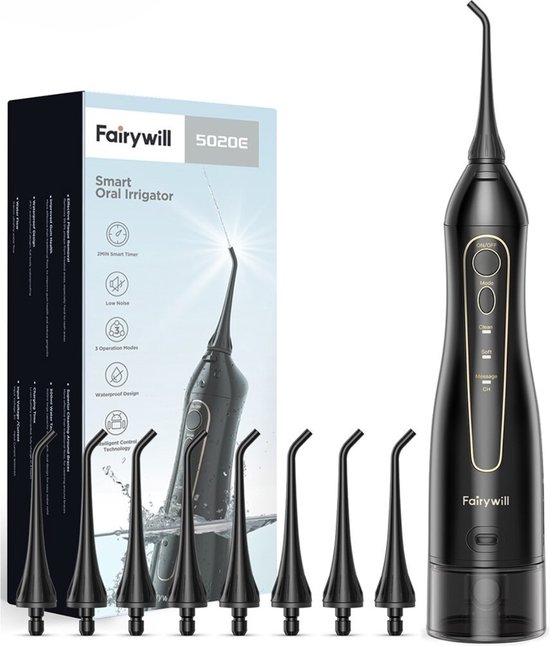 Fairywill FW5020E Waterflosser Draadloos Flosapparaat Elektrische