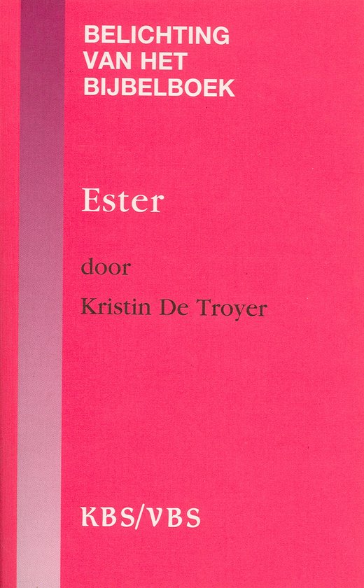 Cover van het boek 'Ester' van K. de Troyer