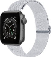 Bandje Geschikt Voor Apple Watch Bandje 42/44/45 mm Nylon Horloge Band Verstelbare Gesp - Geschikt Voor Apple Watch 1-8 / SE - 42/44/45 mm Nylon - Wit