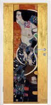 Deursticker Judith II Salomè - Gustav Klimt - 90x205 cm - Deurposter