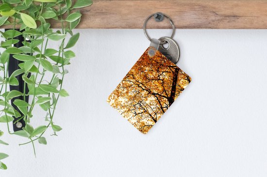 Porte-clés - Arbre - Feuilles d'automne - Saisons - Rural - Cadeaux à distribuer - Plastique