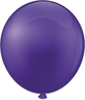 Top ballon Kristal paars - Ø 24 inch = 61 cm.