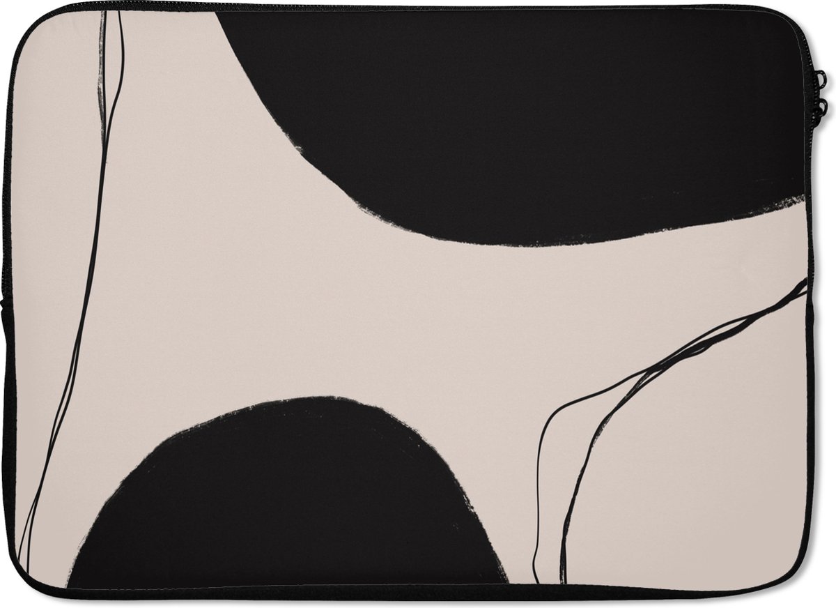 Laptophoes - Minimalisme - Pastel - Design - Laptop sleeve - Laptop - 14 Inch