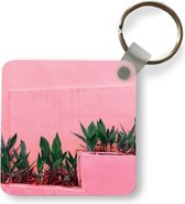 Porte-clés - Cadeaux - Plantes - Été - Peinture - Plastique
