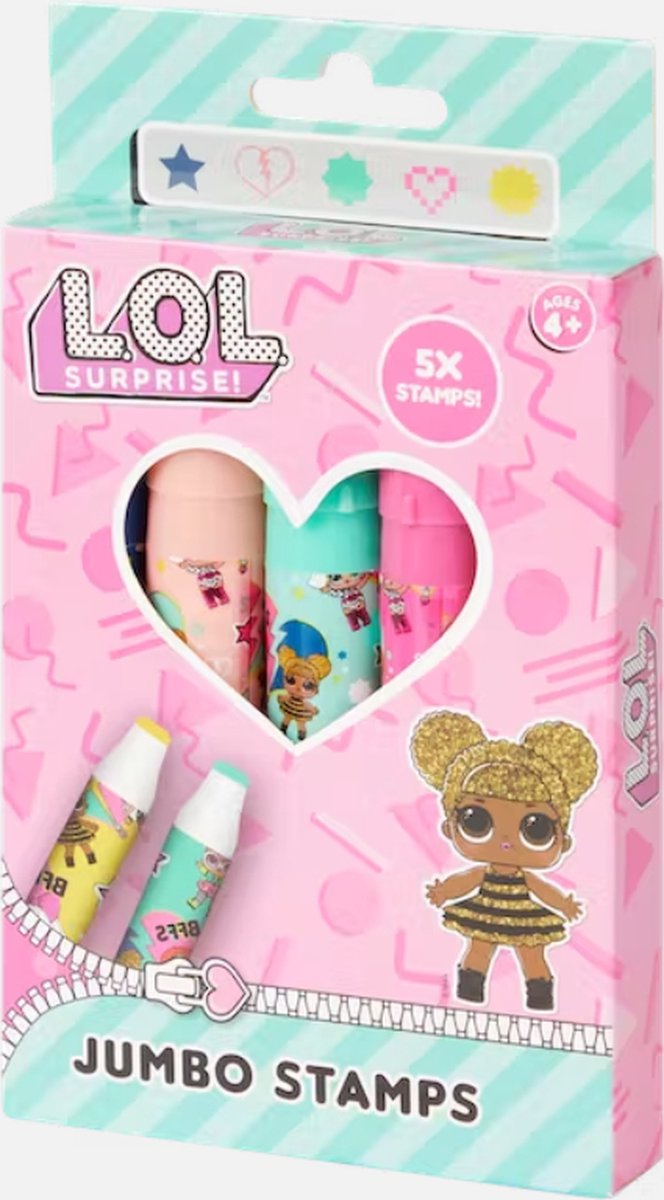 LOL Surprise stempels 5 stuk / Jumbo stempels lol surprise