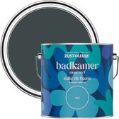 Rust-Oleum Zwart Badkamer muurverf - Zwart Zand 2,5L