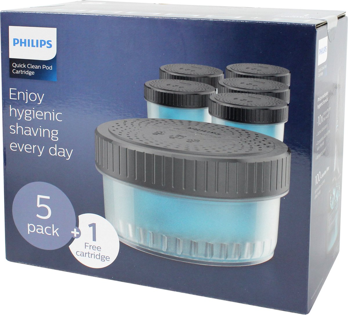 Philips CC16/50 - Quick Clean Pod cartridge - Scheerapparaatreiniging - 6 stuks