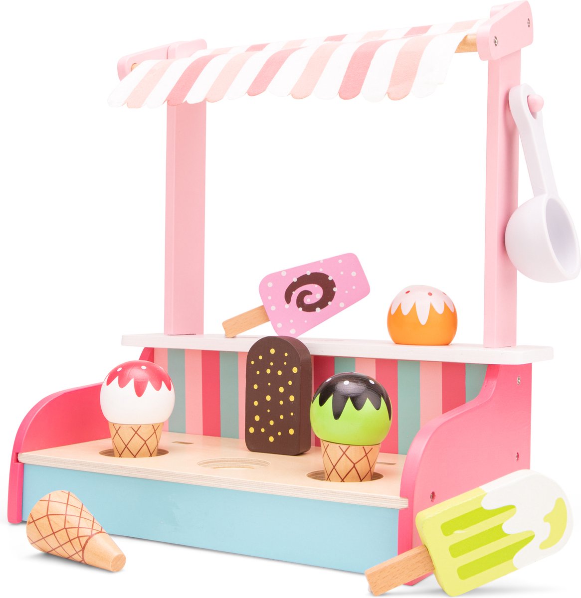New Classic Toys® Speelgoedwinkeltje IJskraam Inclusief Accessoires — afbeelding 12