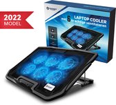 Universele Laptop Cooler met 6 krachtige ventilatoren - Tot 17 inch - Laptop standaard - Verstelbaar - Cooling pad