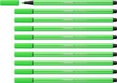 STABILO Pen 68 - Premium Viltstift - Neon Groen - Doos 10 stuks