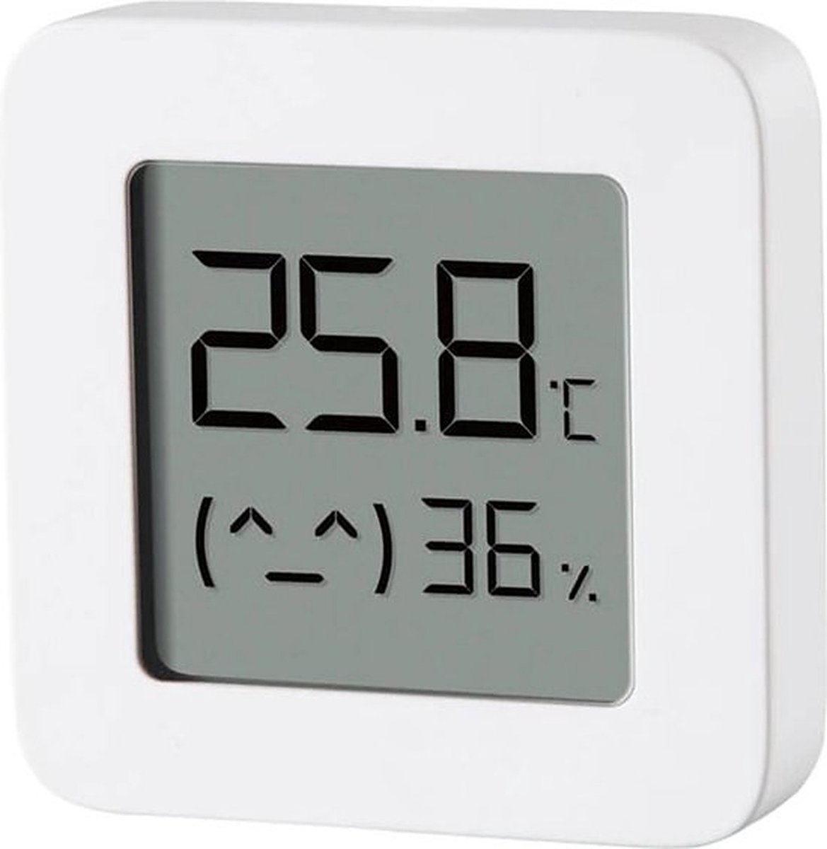 Kebidu® Hygrometer - Weerstation - Bluetooth - Luchtvochtigheidsmeter - Thermometer Voor Binnen - Inclusief CR2032 Batterij - 1 Stuks
