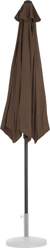 Uniprodo Parasol groot - crèmekleurig - zeshoekig - 270 cm