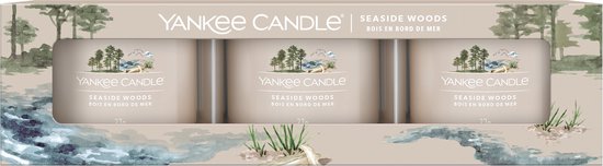 Yankee Candle - Seaside Woods Signature Filled Votive 3-pack