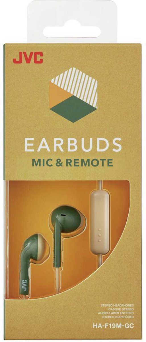 JVC HA-F19M-GC-E - In Ear - Groen/Beige