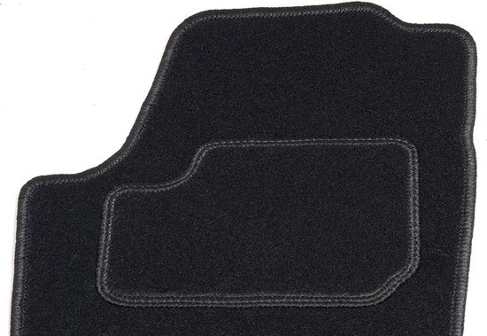 Tapis de voiture de voiture sur mesure - tissu noir - pour Volkswagen Golf 8 à partir de 2019-