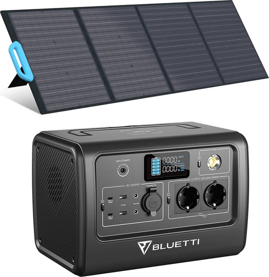 BLUETTI EB3A Générateur d'énergie portable avec panneau solaire