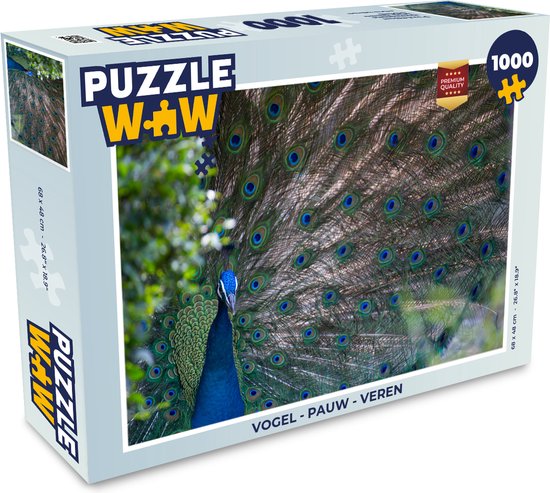 Legpuzzel pauw 1000 stukjes