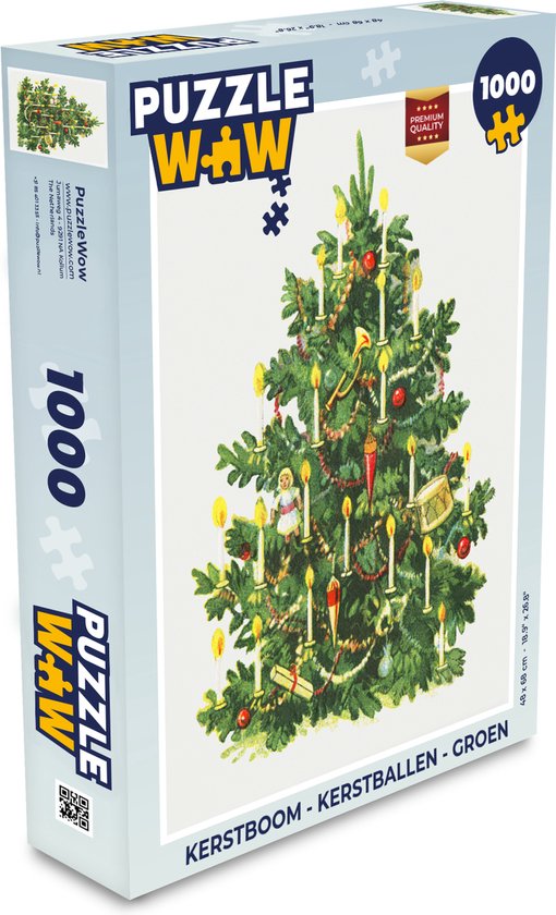 Puzzle Sapin de Boules de Noël de Noël - Noël - Puzzle - Puzzle 1000 pièces  adultes -... | bol.com