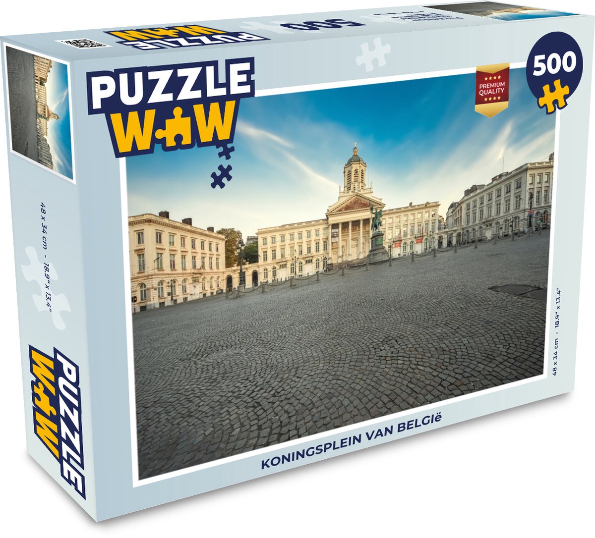 Puzzel Koningsplein van België - Legpuzzel - Puzzel 500 stukjes - PuzzleWow