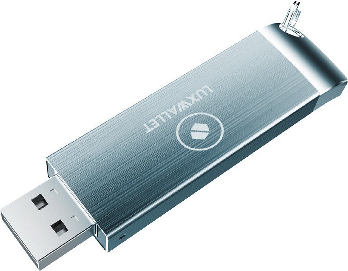 LUXWALLET - XPRO3 - USB 3.0 - 128GB Telescopisch Uitschuifbaar USB-Stick - High Speed Opslag - Grijs
