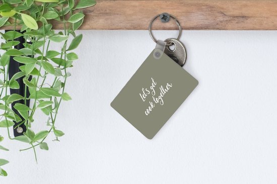 Porte-clés - Proverbes - Let's ensemble - Citations - Cuisine - Distribution de cadeaux - Plastique
