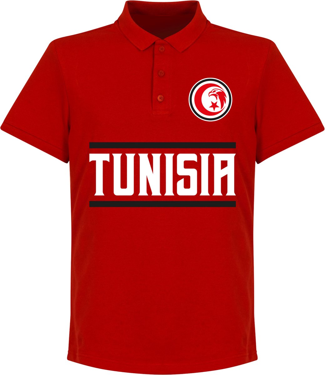 Tunesië Team Polo Shirt - Rood - XXL