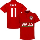 Wales Reliëf Bale Team Polo - Rood - 4XL