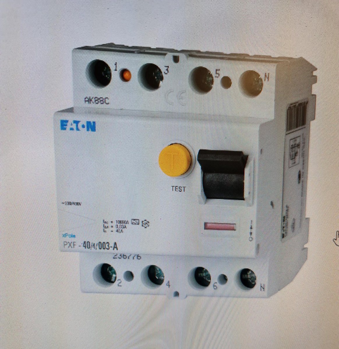 EATON INDUSTRIES P Aardlekschakelaar