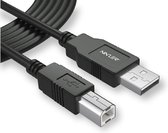 Ninzer Universele Printer kabel USB 2.0 - USB A naar USB B - 1.5 meter