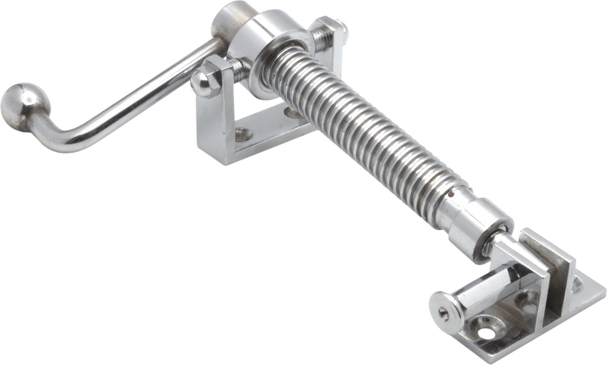 Raamuitzetter raamspindel koekoekuitzetter met handslinger - Telescopisch - 190mm - Chroom
