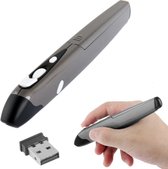 Let op type!! 2 4 GHz 500 / 1000cpi Wireless Pen muis met USB Mini ontvanger  transmissie afstand: 10m (Gray)(grijs)
