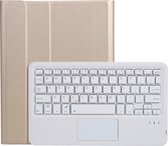 Case2go - Bluetooth Toetsenbord hoes geschikt voor Apple iPad 10 - 10.9 Inch (2022) - QWERTY keyboard met Touchpad - Goud