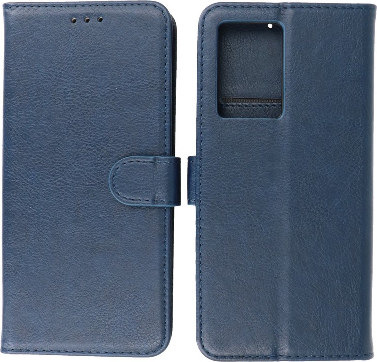 Oppo A77 5G & Oppo A57 5G Hoesje Book Case Portemonnee Telefoonhoesje - Navy