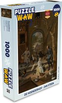 Puzzel De hoenderhof - Jan Steen - Legpuzzel - Puzzel 1000 stukjes volwassenen